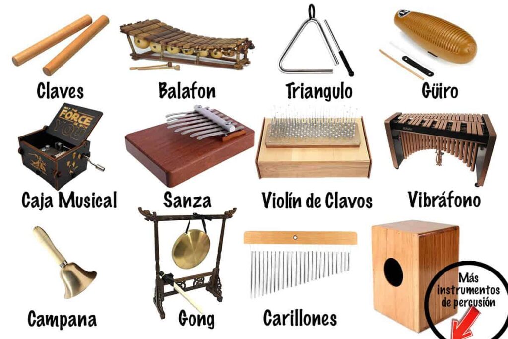 instrumentos de percusión ideófonos